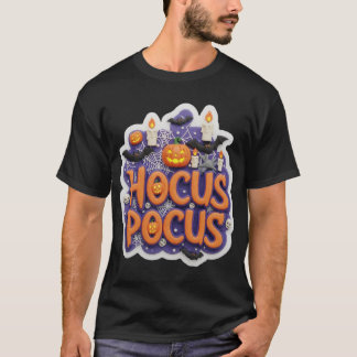 T-shirt Restez Spooky graphique 3D Halloween avec chauves-