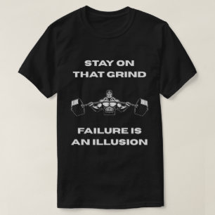 T-shirt Restez Sur Ce Grind Deadlift Motivational Gym