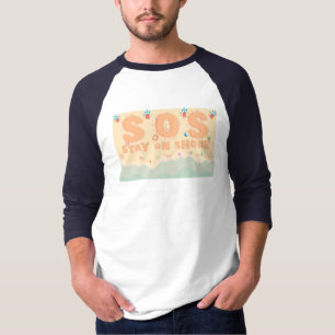 T-shirt Restez Sur La Côte