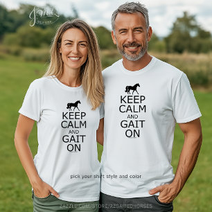 T-shirt Restez tranquille Fox Trotting Horse