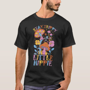 T-shirt Restez Trippy Petite Hippie Mycologie Et Magique M