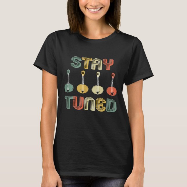 T-shirt Restez Tuned Retro Banjo Graphic 1 (Devant)