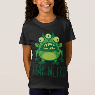 T-Shirt Restez un monstre Alien bizarre