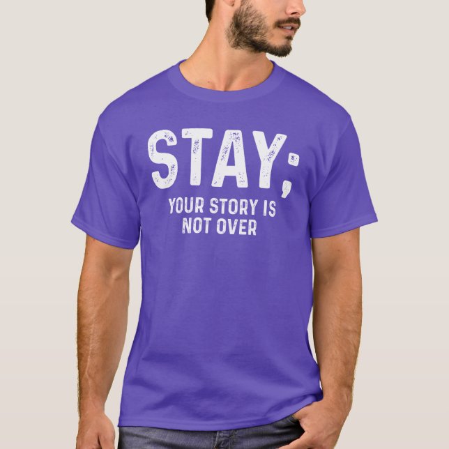T-shirt Restez Votre Histoire N'Est Pas Terminée Point-vir (Devant)