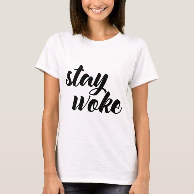 T-shirt Restez Woke (Devant)