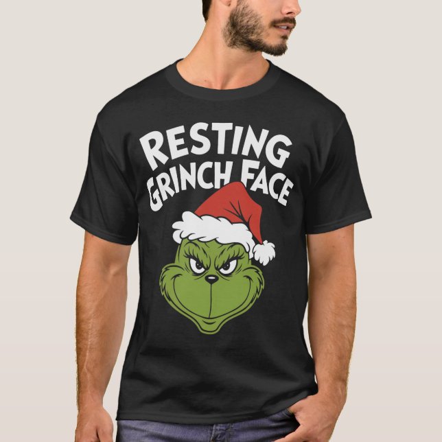 T-shirt Resting G Face Funny Christmas Sarcastic Holiday H (Devant)