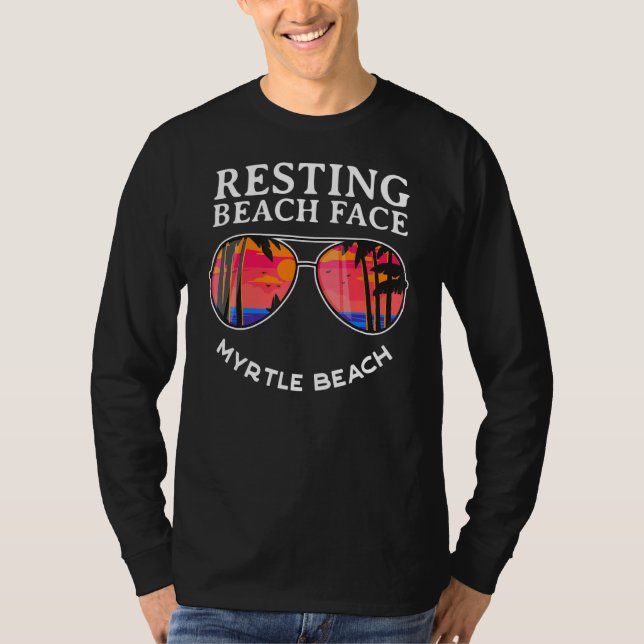 T-shirt Resting Myrtle Beach Ocean Humour Beach (Devant)