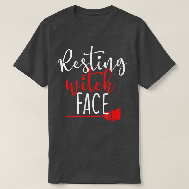T-shirt Resting Witch Face  (Design devant)
