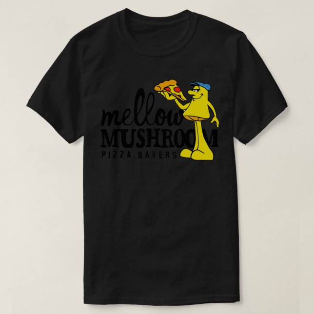 T-shirt Resto aux champignons fondus (Design devant)