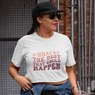 T-shirt Résultat Optimiste Graphique Tee