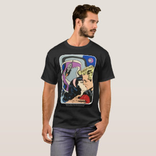 T-shirt Résumé atomique la peinture de baiser au revoir