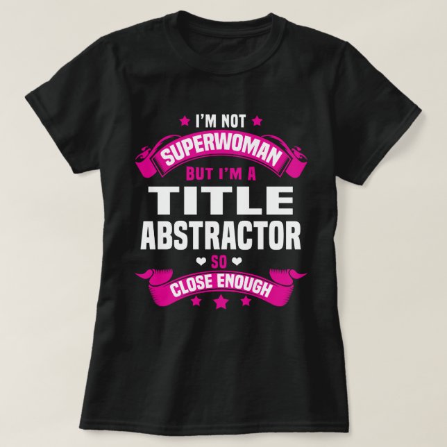 T-shirt Résumé du titre (Design devant)