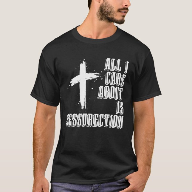T-shirt Résurrection chrétienne Religion catholique Jésus  (Devant)