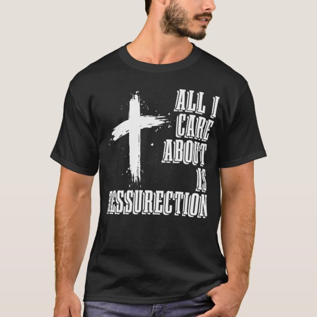 T-shirt Résurrection chrétienne Religion catholique Jésus- (Devant)