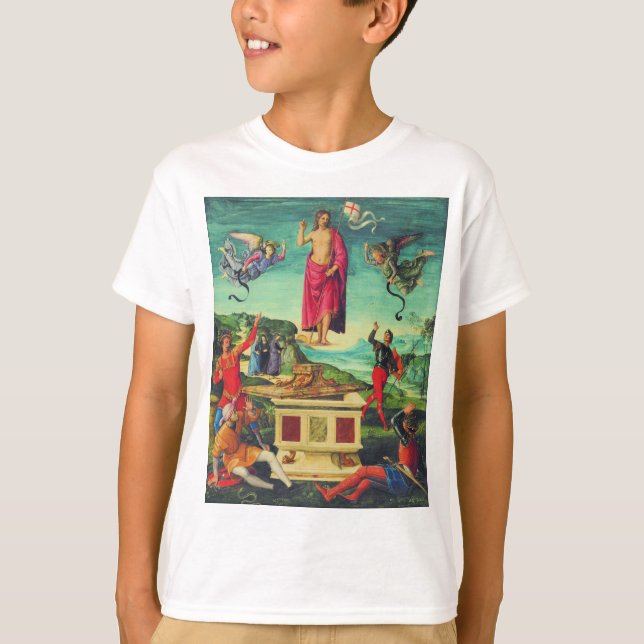 T-shirt Résurrection de Jésus-Christ par Raphaël (Devant)