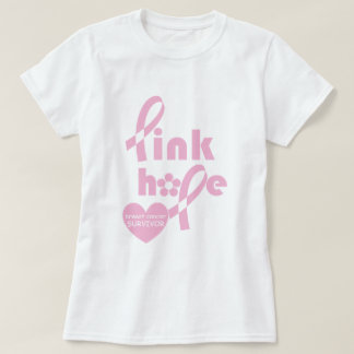 T-shirt Résurvivant du cancer du sein rose Ruban