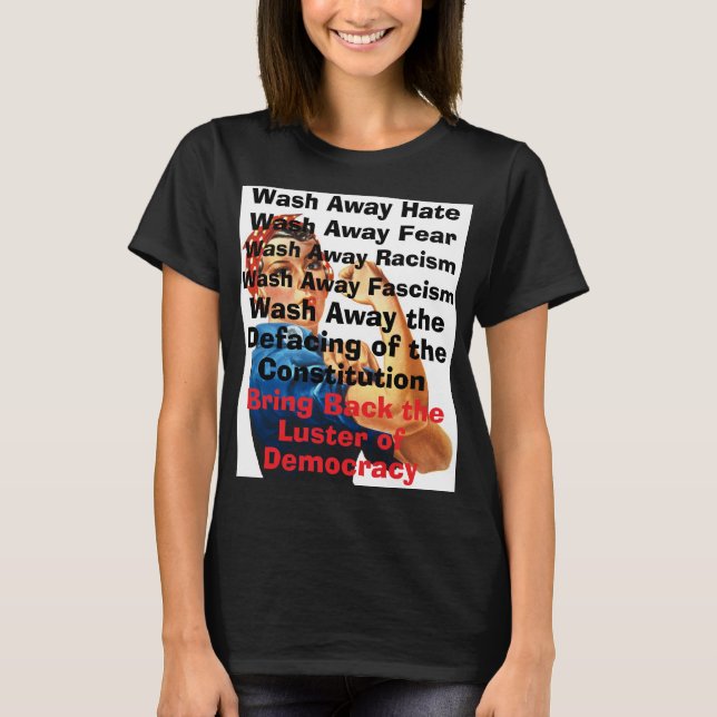 T-Shirt Rétablir la Démocratie (Devant)