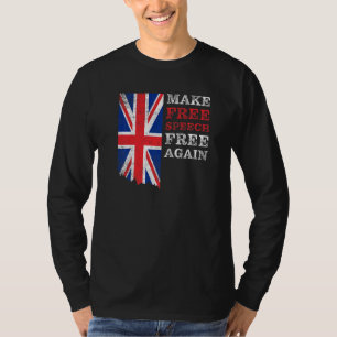 T-shirt Rétablir la liberté d'expression au Royaume-Uni Dr