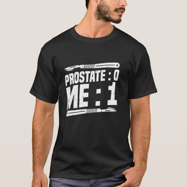 T-shirt Rétablissement après ablation de la prostate Zero  (Devant)