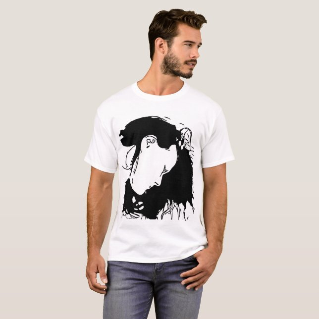 T-shirt Retenez Les Cheveux (Devant entier)