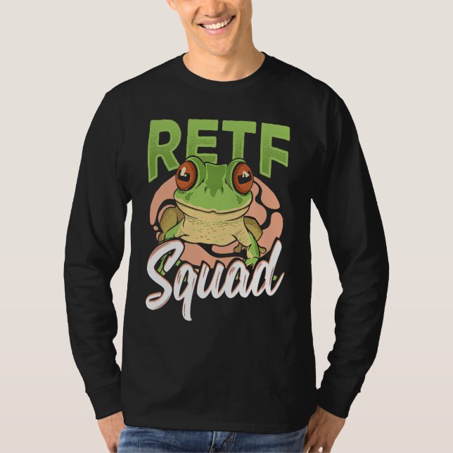 T-shirt RETF Squad Grenouille aux yeux rouges (Devant)