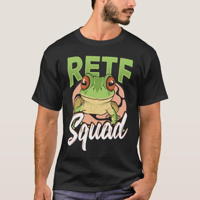 T-shirt RETF Squad Grenouille aux yeux rouges (Devant)