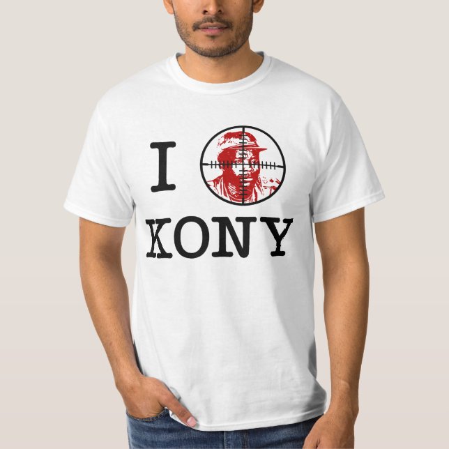 T-shirt Réticules 2012 de cible de Kony Joseph Kony (Devant)