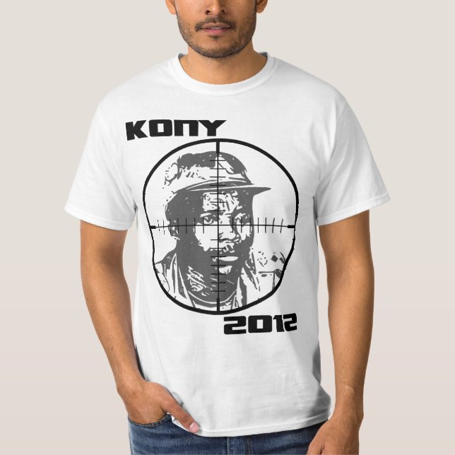 T-shirt Réticules 2012 de cible de Kony Joseph Kony (Devant)