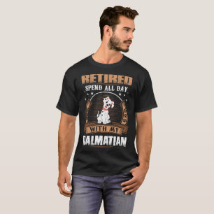 T-shirt Retiré dépensez la journée entière avec le T-s