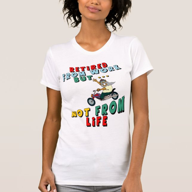 T-shirt Retiré du travail (Devant)
