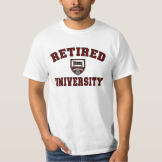 T-shirt retiré d'université