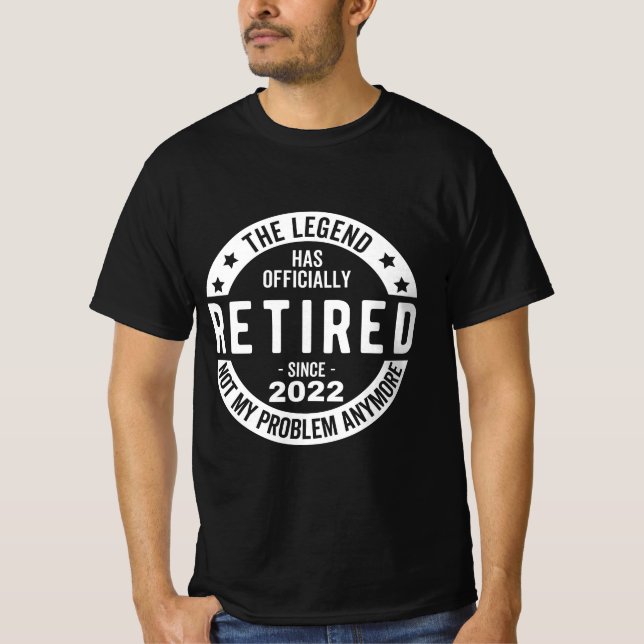 T-shirt Retired (Devant)