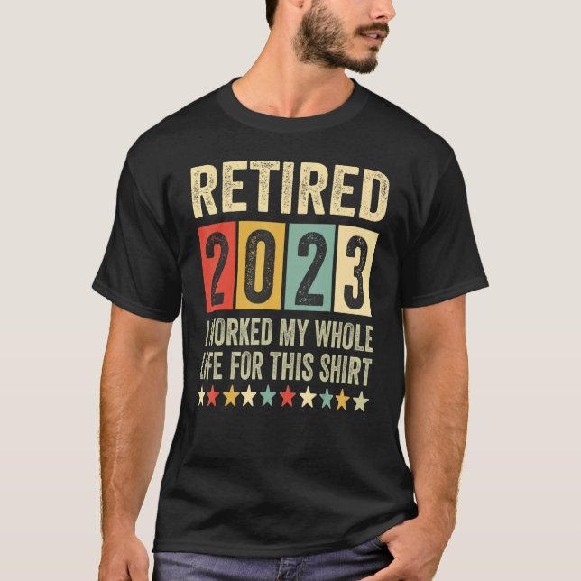 T-shirt Retired 2023 (Devant)