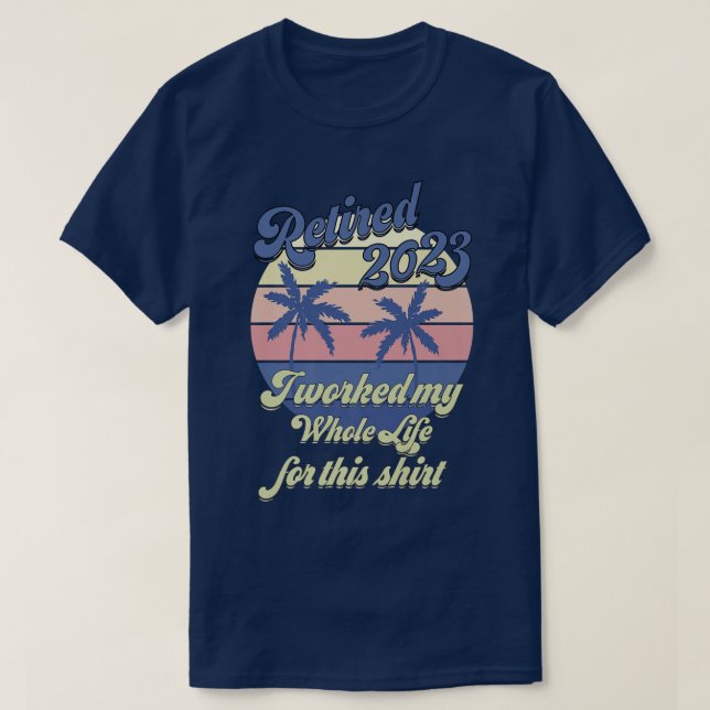 T-shirt Retired 2023 (Design devant)