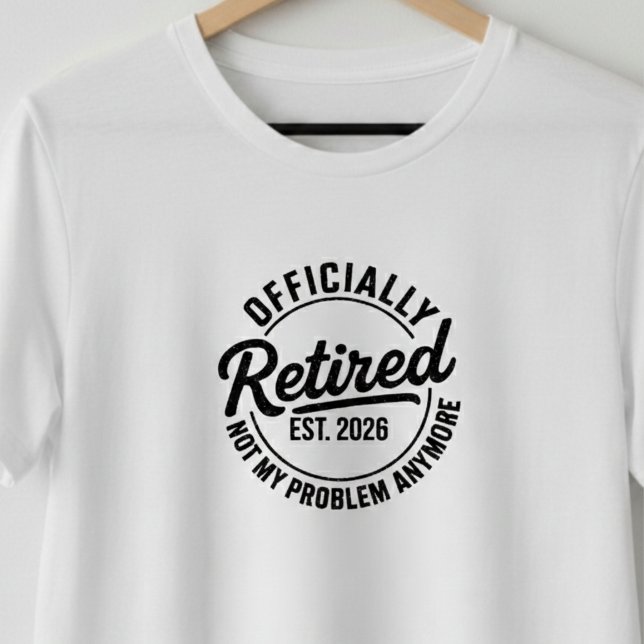 T-shirt Retired 2026 Mens Womens Funny Retirement Gifts  (Créateur téléchargé)