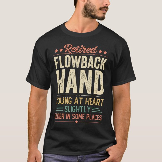 T-shirt Retired Flowback Hand (Devant)