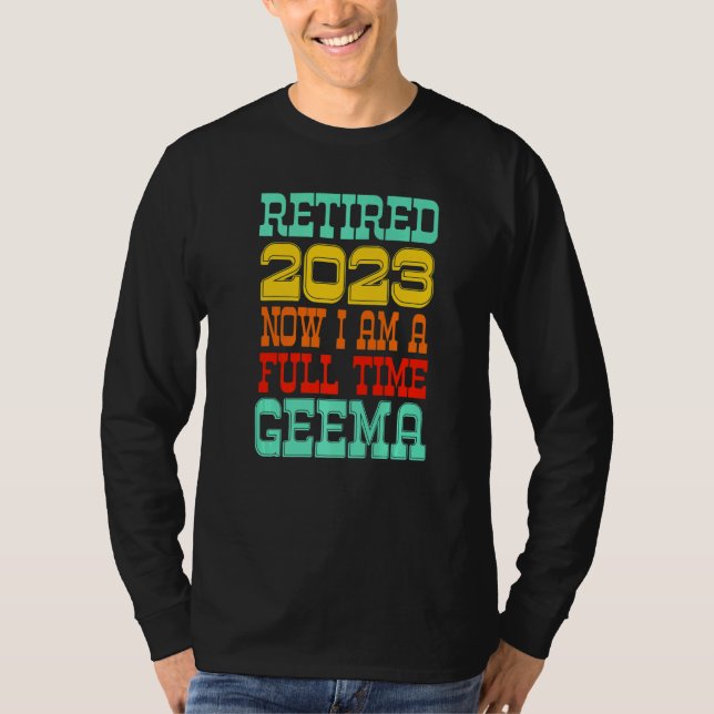 T-shirt Retired Geema 2023 (Devant)
