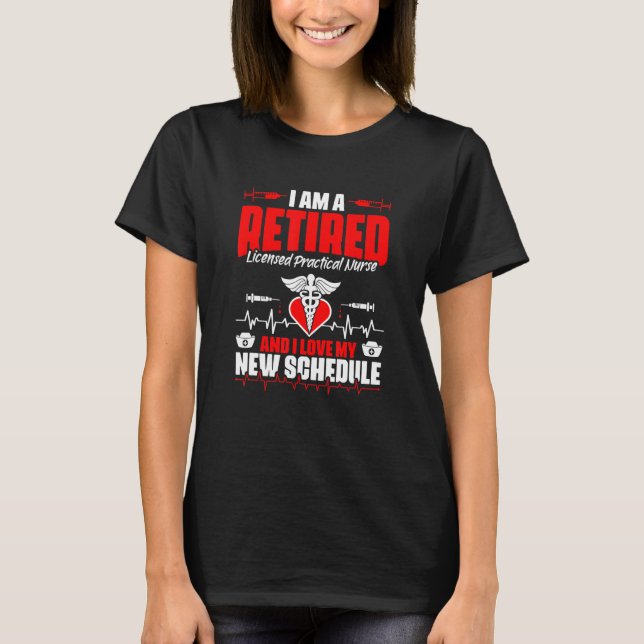 T-shirt Retired Licensed Practical Nurse   Medical Lpn Nur (Devant)