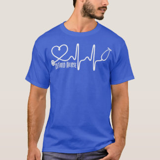T-shirt Retired Nurse Heartbeat