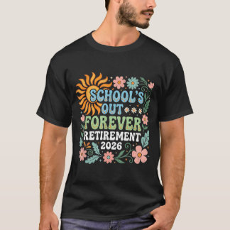 T-shirt Retired Teacher 2026 Retired Life Teacher