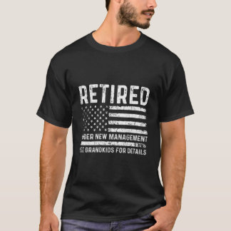 T-shirt Retired Under New Aget Retiret