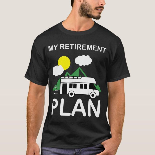 T-shirt Retiret Camper Rv Pour Wo (Devant)