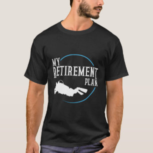 T-shirt Retiret Plan Plongée sous-marine Plongeurs