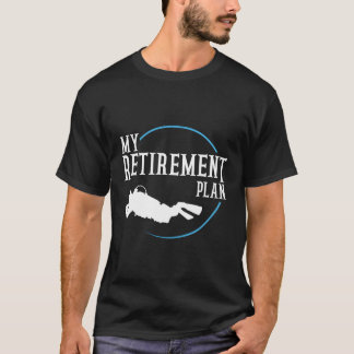 T-shirt Retiret Plan Plongée sous-marine Plongeurs