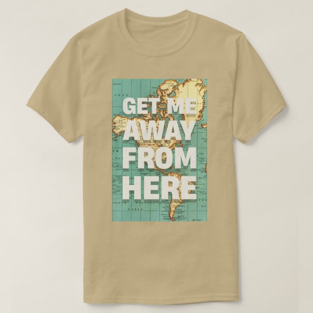 T-SHIRT RETIREZ-MOI D'ICI (Design devant)
