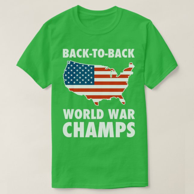 T-shirt Retour à Back WorldChamps USA (Design devant)