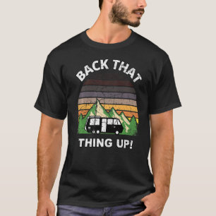 T-shirt Retour à ça Camper RV mème Camping Van Tra