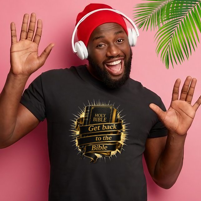 T-shirt Retour à la Bible - Ruban Unisexe (Créateur téléchargé)