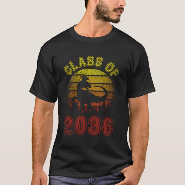 T-shirt Retour À La Classe De 2036 Maternelle Pré K Gr (Devant)