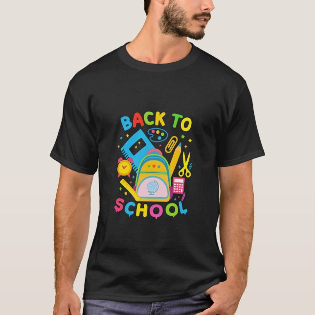 T-shirt Retour à la fête scolaire (Devant)